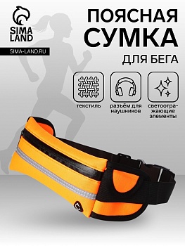 Сумка для бега на молнии, 24×10 см в Магазине Спорт - Пермь