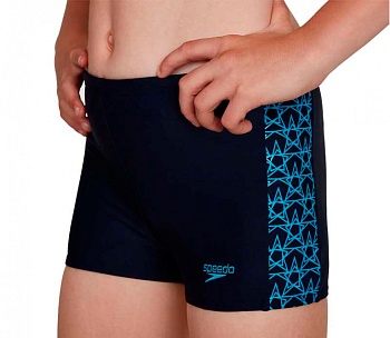 Детские плавки-шорты SPEEDO Boomstar Splice Aquashort Blue 8-124089239 в магазине Спорт - Пермь