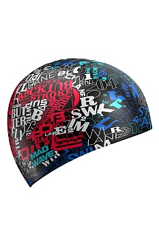 Силиконовая шапочка для плавания увеличенного размера Numbers big M0555 25 0 00W красный в магазине Спорт - Пермь