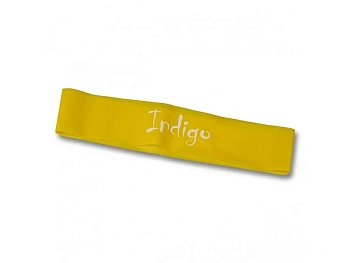 Эспандер лента замкнутая 46*5*0.0035 см Indigo LIGHT, 2-5 кг, 6004-1 HKRB, желтая в Магазине Спорт - Пермь