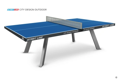 Теннисный стол антивандальный Start Line City Design Outdoor, всепогодный, синий