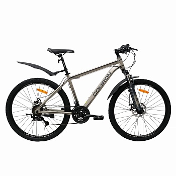 Велосипед COMIRON UNIVERSE 26", 21 скорость (рама 19), серо-бежевый