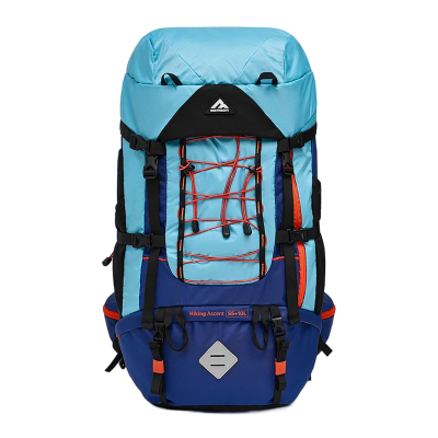 Рюкзак Berger Hiking Ascent BHA25BP-02, 55+10л, голубой/синий