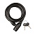 Замок велосипедный с ключом GOLDEN KEY (GK102.103), 10х1200 мм
