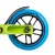 Самокат трюковый  Tech Team Duker 1.0 neon green