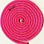 Скакалка гимнастическая PASTORELLI "Металлик", цвет: Флуо-розовая скакалка с серебряными нитями Артикул: 00121