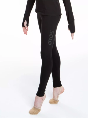 Легинсы по щиколотку для гимнастики Solo RG710-107 черные