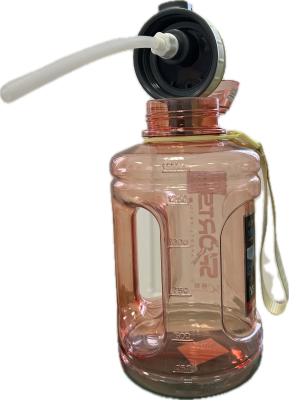 Бутылка для воды SPORTS, спортивная, розовая, объем 1500 мл в магазине Спорт - Пермь