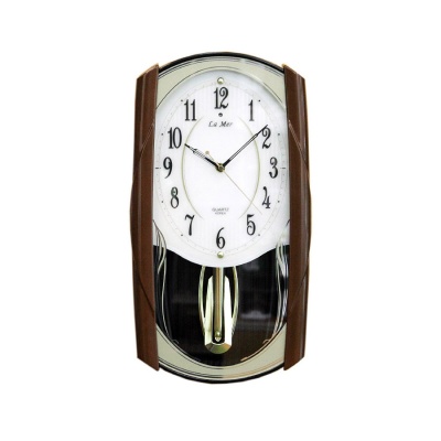 Настенные часы с маятником и мелодиями La mer GE029003 в магазине Спорт - Пермь