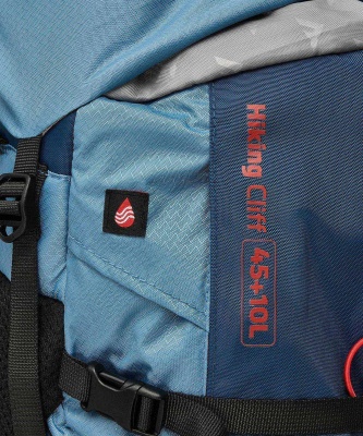Рюкзак Berger Hiking Cliff BHC25BP-01, 45+10л, серо-голубой