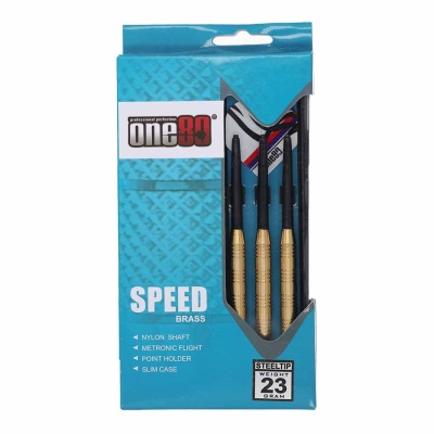 Дротики One 80 Speed Brass, 23 гр