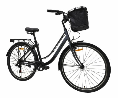 Велосипед TechTeam Meadow 28 x 17 черно-серый в Магазине Спорт - Пермь