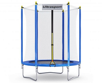 Батут DFC Ultrasport 6 ft (d=183 cм), с защитной сеткой в Магазине Спорт - Пермь