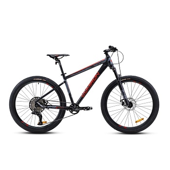 Велосипед COMIRON PREDATOR, 27,5", 11 скоростей, (17 рама), черно-красный
