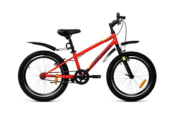 Велосипед Forward UNIT 20" 1.0 1 скорость, рама 10.5" красный