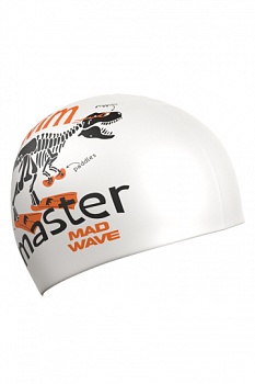 Шапочка для плавания силиконовая Mad Wave Swim master big, M0554 27 0 02W, Master big White в магазине Спорт - Пермь