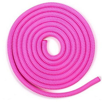 Скакалка гимнастическая Verba «Line» 3м. неон розовый