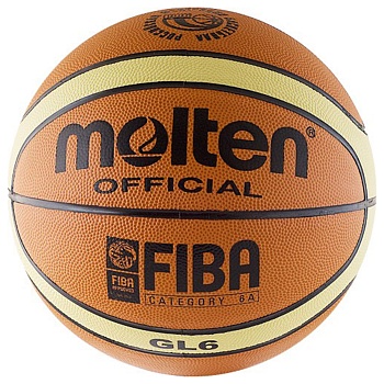 Мяч для баскетбола Molten BGL6-RFB, размер 6