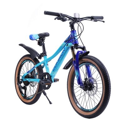 Велосипед COMIRON SMART PRO CSP210, 20", (рама 10), цвет синий алжир голубой металлик дип индиго в Магазине Спорт - Пермь