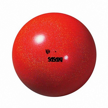 Мяч для художественной гимнастики Sasaki M-207 BRM-F MЕТЕОР, FRR- алый в Магазине Спорт - Пермь