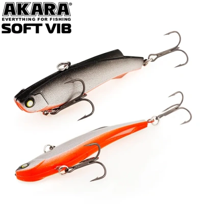 Воблер ратлин Akara Soft Vib 45мм 5г A9 виб зимний на щуку, судака