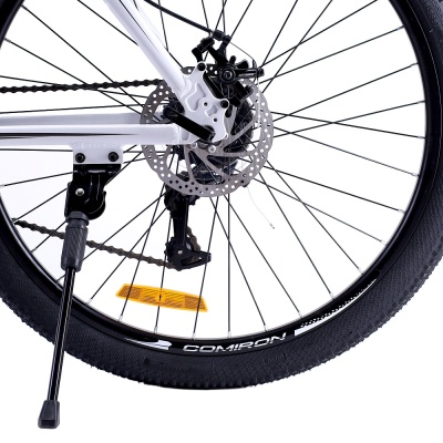 Велосипед COMIRON UNIVERSE 26", 21 скорость (рама 19), цвет белый дип грей металлик в Магазине Спорт - Пермь